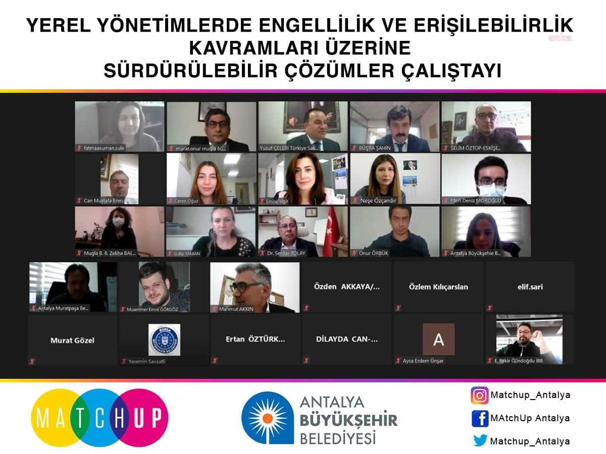 ANTALYA BÜYÜKŞEHİR'DEN ONLINE ÇALIŞTAY