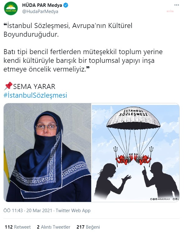 HÜKÜMETE YAKIN KESİMDEN İSTANBUL SÖZLEŞMESİ KARARINA DESTEK