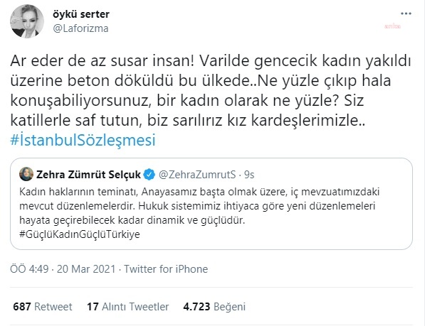İSTANBUL SÖZLEŞMESİ'NİN FESHİNE ÜNLÜ KADINLARDAN TEPKİ