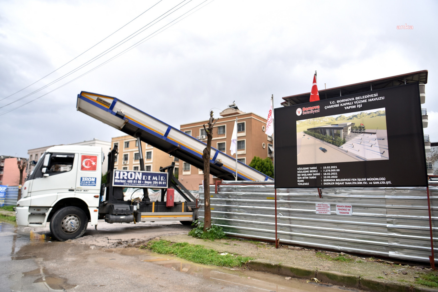 BORNOVA BELEDİYESİ'NDEN ÇAMDİBİ YÜZME HAVUZUNA HIZLI BAŞLANGIÇ