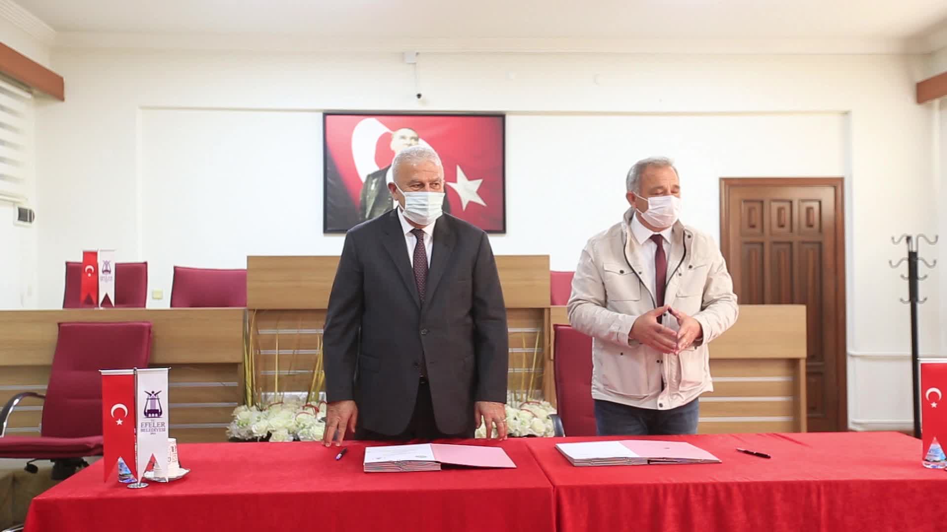 EFELER BELEDİYE BAŞKANI ATAY’DAN MESLEKİ VE TEKNİK ANADOLU LİSESİ ÖĞRENCİLERİNE DESTEK