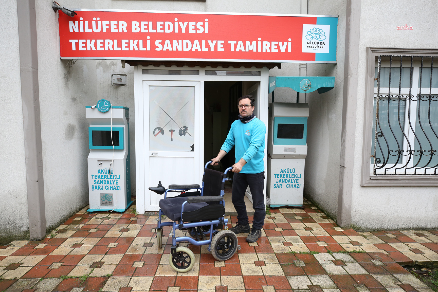 NİLÜFER BELEDİYESİ TEKERLEKLİ SANDALYE TAMİREVİ, KONAK MAHALLESİ'NE TAŞINDI