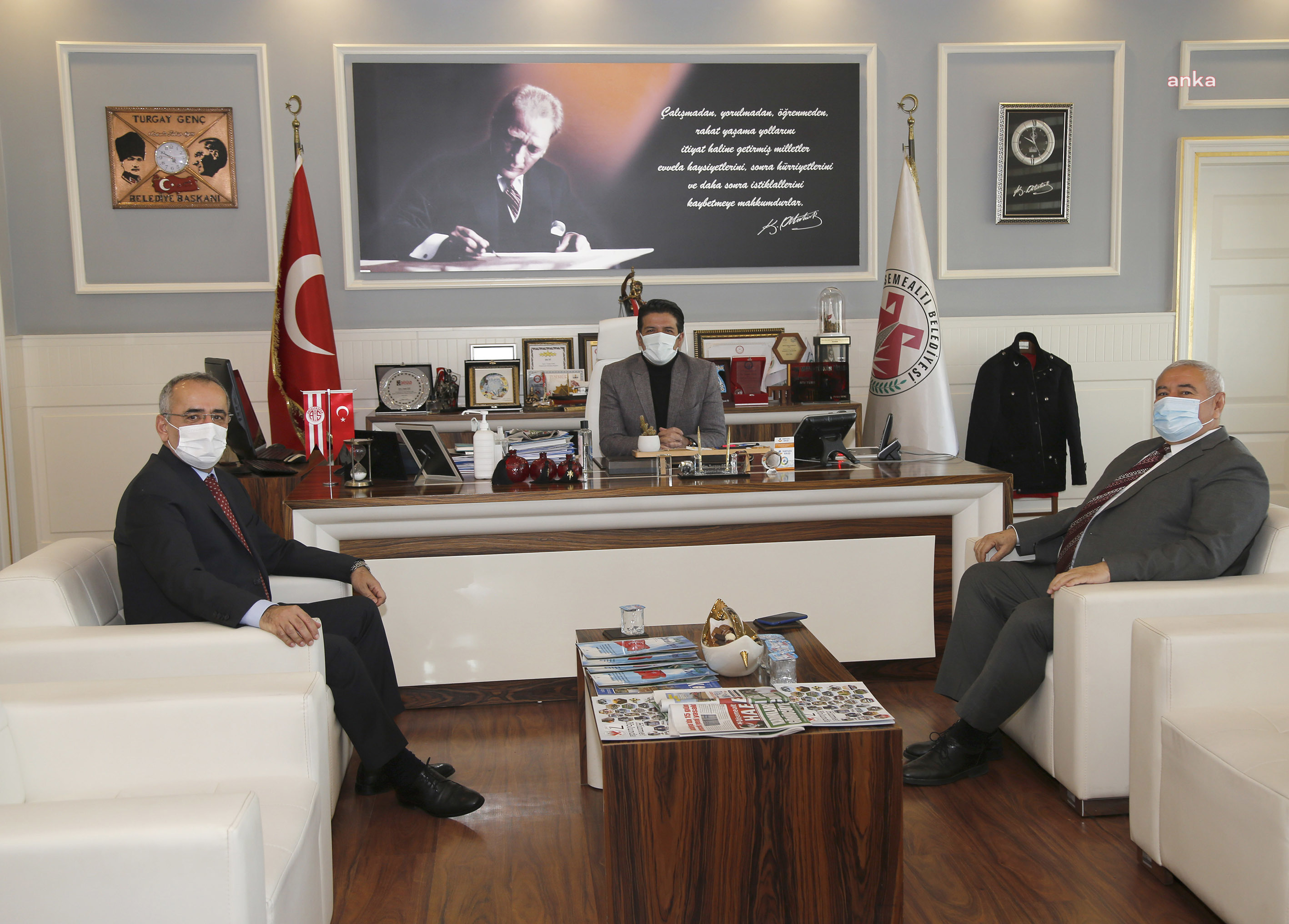 TBMM BAŞKANVEKİLİ AKAR'DAN DÖŞEMEALTI BELEDİYESİ'NE ZİYARET