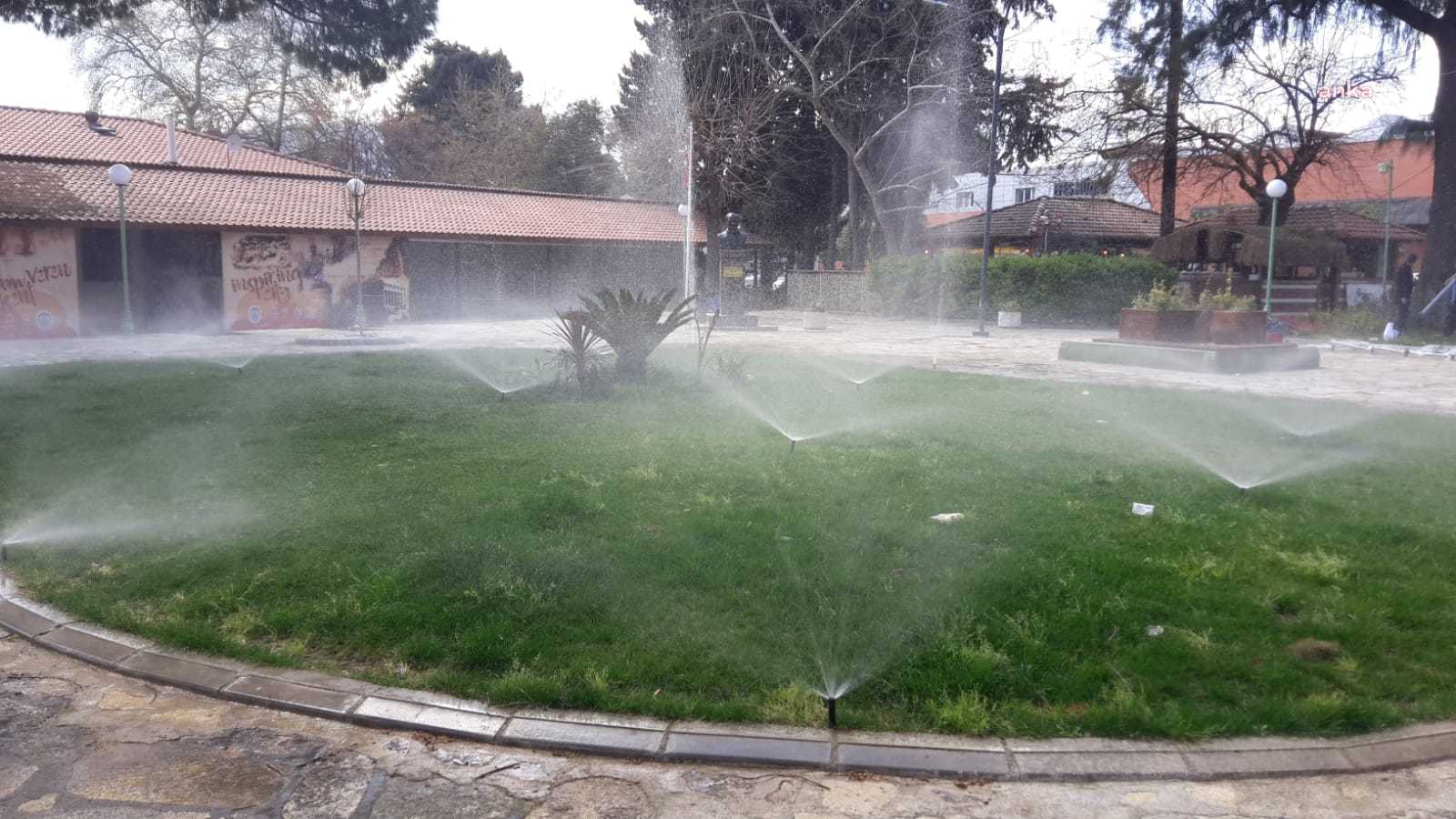 EFES SELÇUK BELEDİYESİ, OTOMATİK SULAMA İLE YÜZDE 93 TASARRUF SAĞLADI