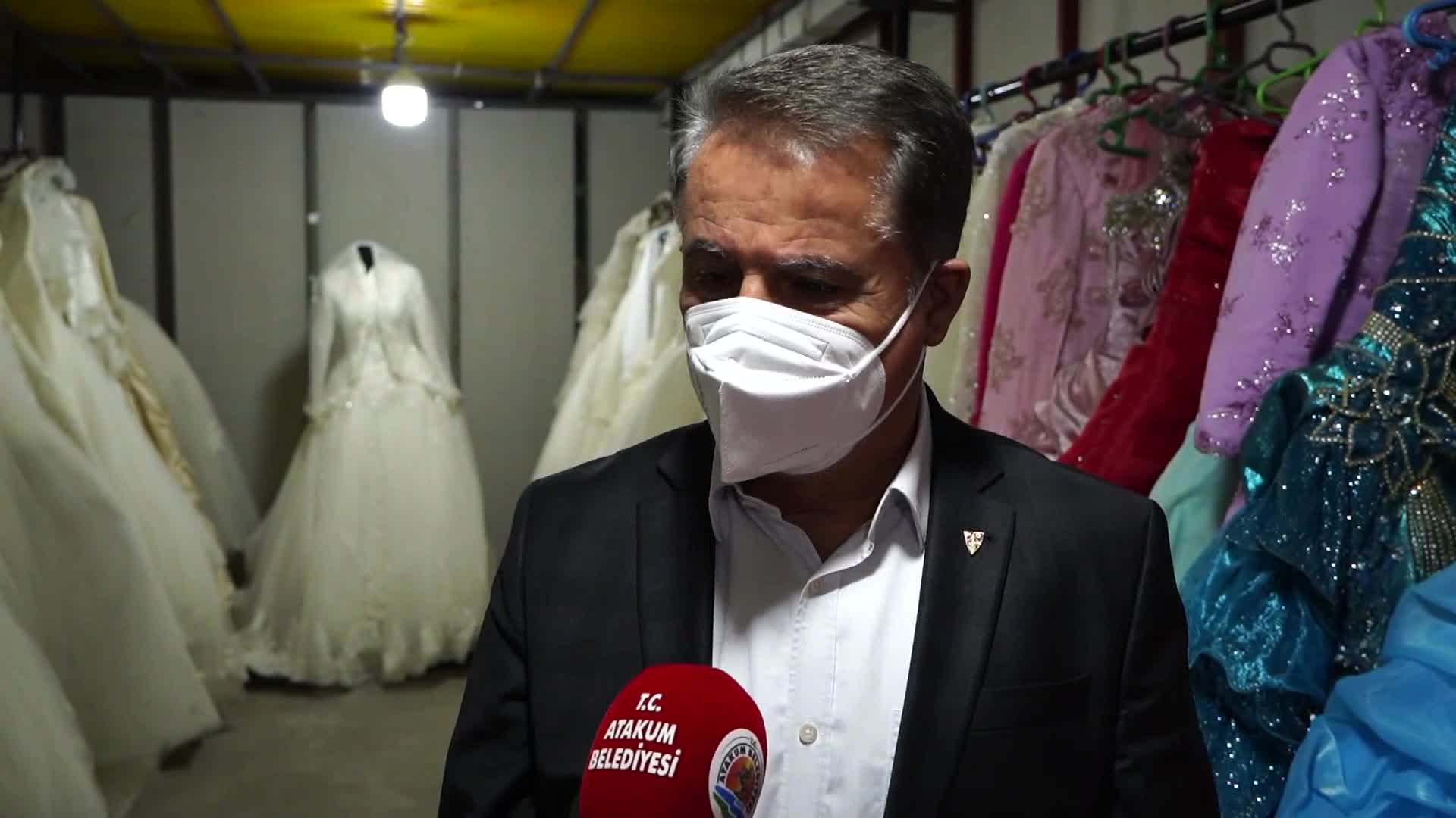 ATAKUM BELEDİYESİ'NDEN MUTLULUK DAYANIŞMASI: İHTİYAÇ SAHİPLERİNE GELİNLİK-DAMATLIK HİZMETİ