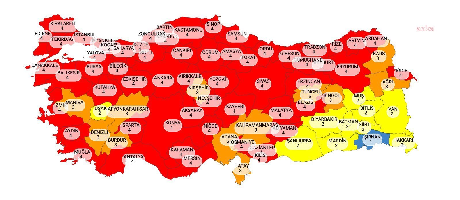 TTB'DEN RİSK HARİTASI YORUMU: "YÖNETEMİYORSUNUZ"