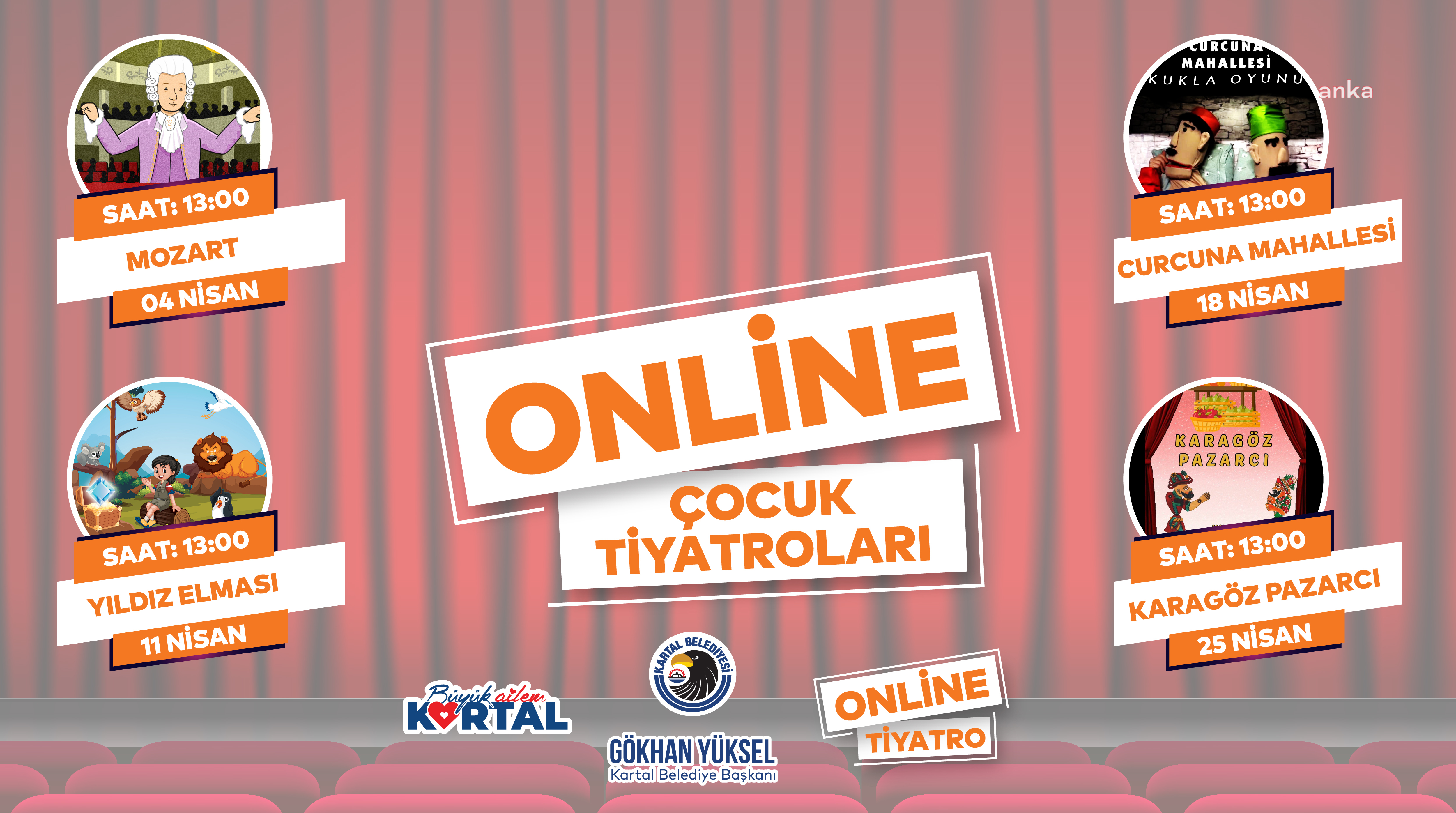 KARTAL BELEDİYESİ'NİN "SANATA VE SANATÇIYA DESTEK" ETKİNLİKLERİ SÜRÜYOR