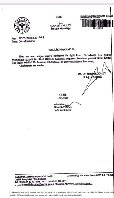 CHP’Lİ BELEDİYENİN YARDIMINA TEŞEKKÜR EDEN DOKTOR HAKKINDA İNCELEME BAŞLATILDI