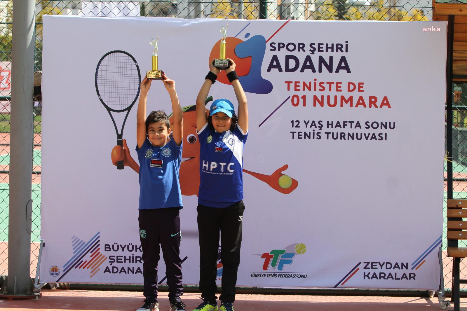ADANA BÜYÜKŞEHİR'DEN ÇOCUK TENİSÇİLERE DESTEK