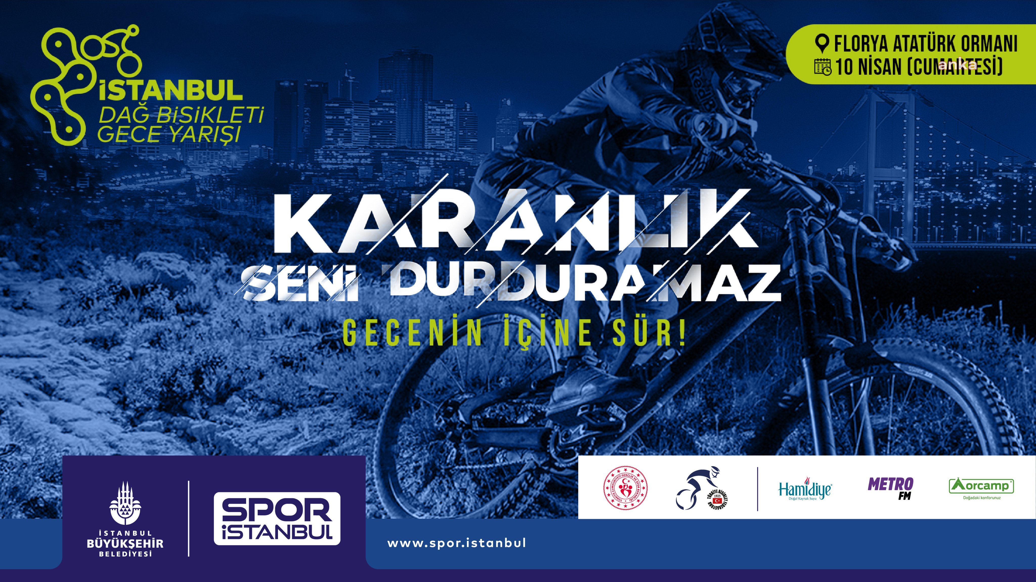 BİSİKLET TUTKUNLARI GECE YARIŞINDA BULUŞACAK
