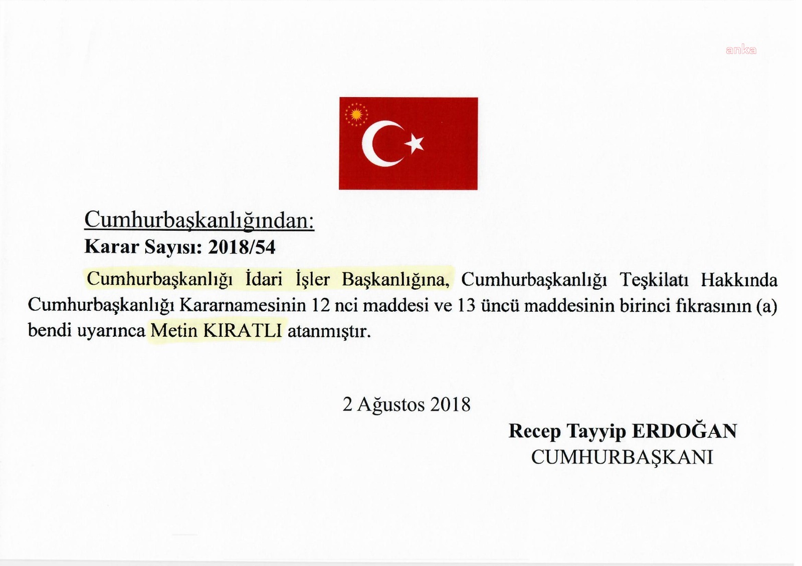 CHP'Lİ YAVUZYILMAZ: "CUMHURBAŞKANLIĞI İDARİ İŞLER BAŞKANI'NIN AYLIK KAZANCI 84 BİN 702 TL"