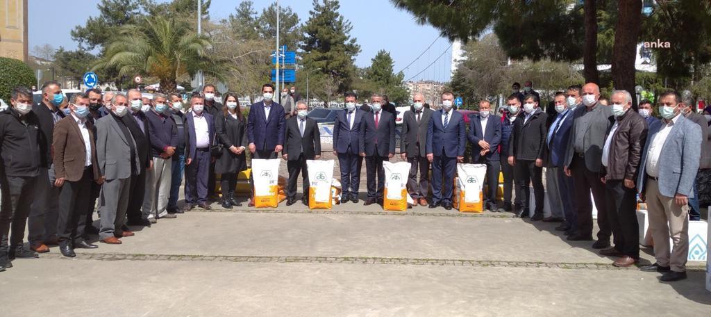 OLTAN KÖLEOĞLU ENERJİ ÇİFTÇİ AKADEMİSİ'NDEN ÇİFTÇİLERE TOHUM DESTEĞİ