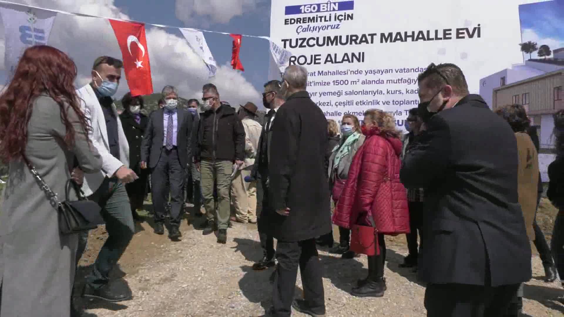 EDREMİT’TE İLK KEZ MAHALLE EVİ YAPILIYOR