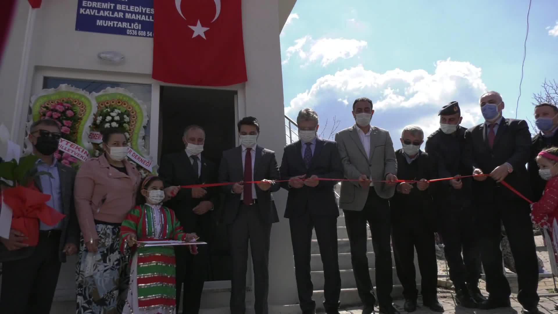 EDREMİT BELEDİYESİ'NDEN KAVLAKLAR’A YENİ MUHTARLIK BİNASI