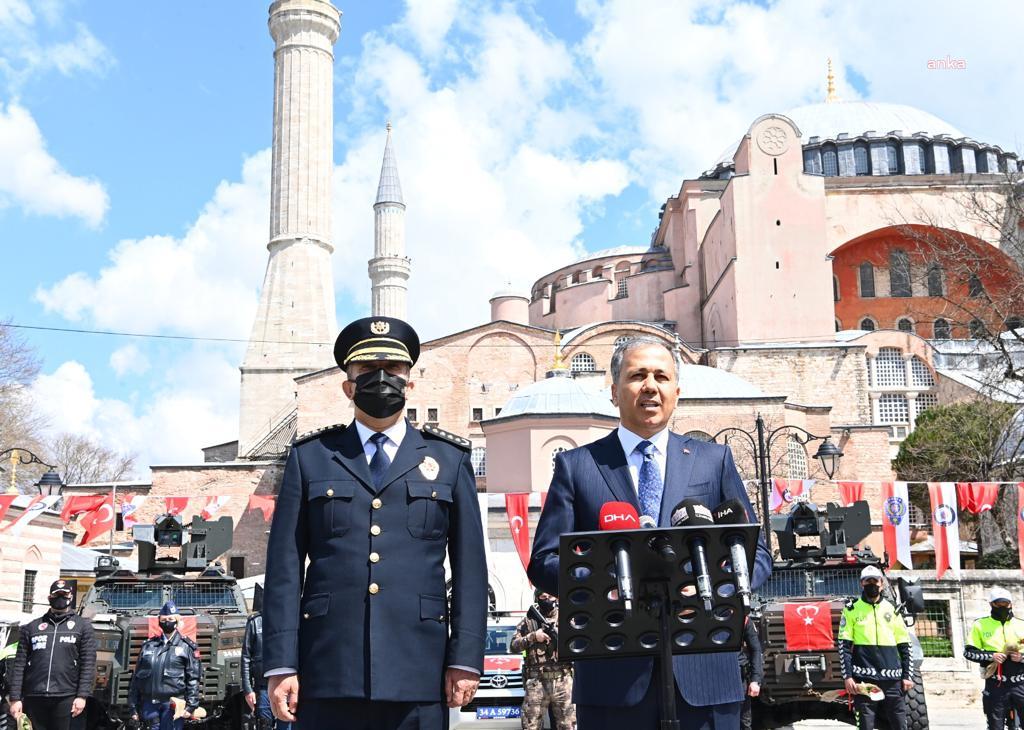 TÜRK POLİS TEŞKİLATININ 176'NCI KURULUŞ YIL DÖNÜMÜ İSTANBUL'DA AYASOFYA MEDANI'NDA KUTLANDI