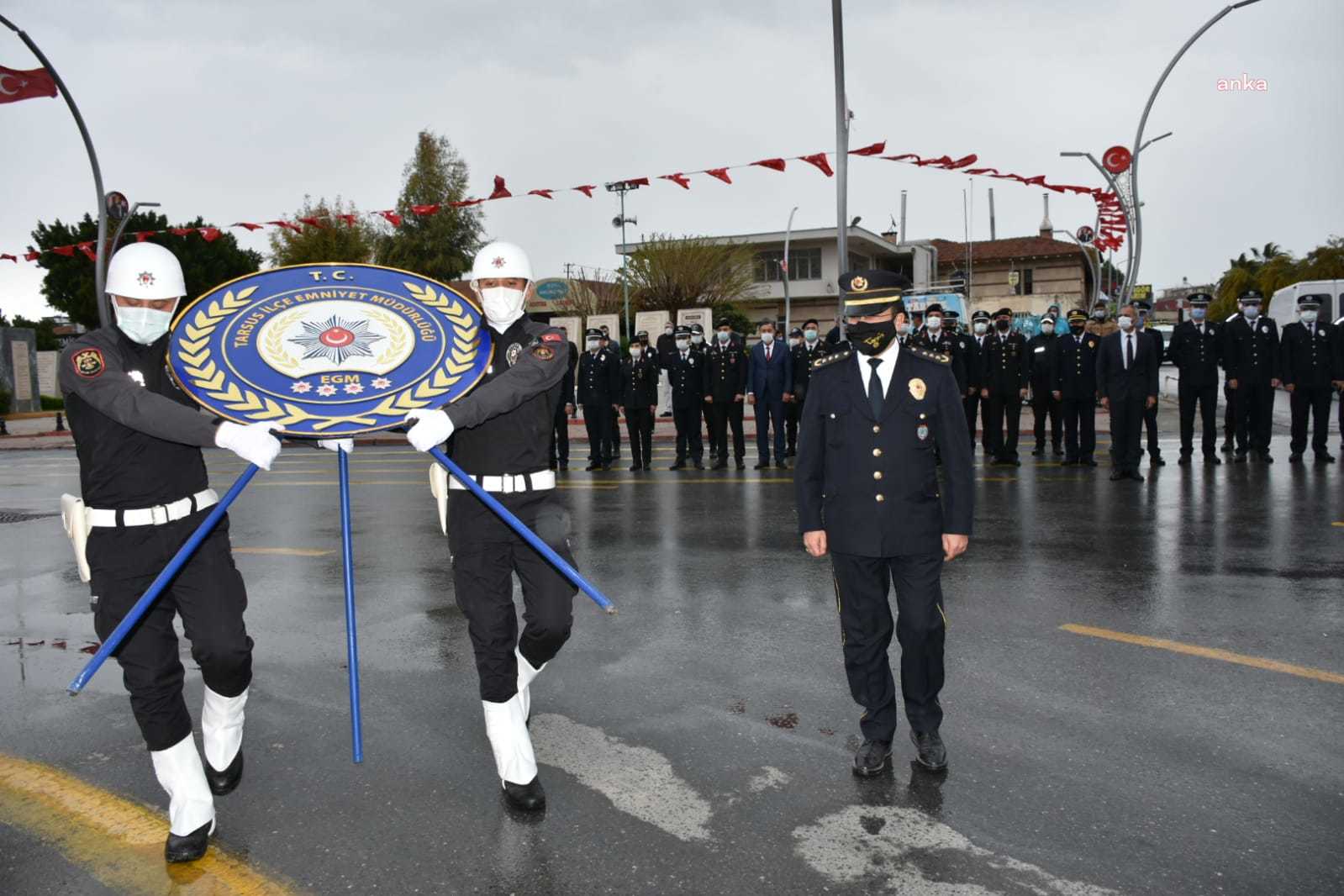 TARSUS BELEDİYE BAŞKANI BOZDOĞAN'DAN GÖREVİ BAŞINDAKİ POLİSLERE SÜRPRİZ ZİYARET