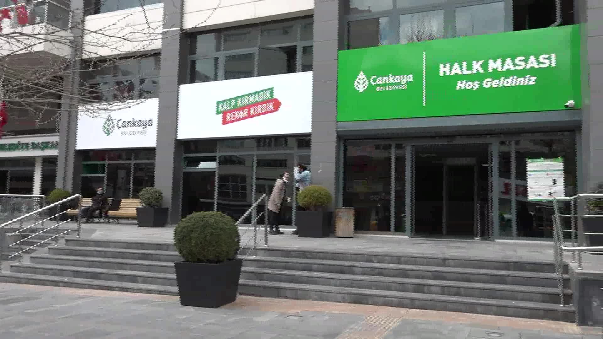 ÇANKAYA BELEDİYESİ HALK MASASI'NDA İŞLEMLER 4 DAKİKA