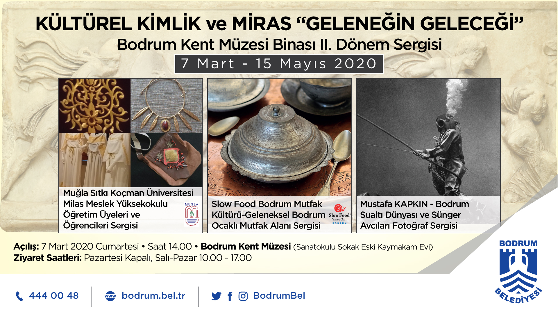 BODRUM KENT MÜZESİ İKİNCİ DÖNEM SERGİSİ AÇILIYOR