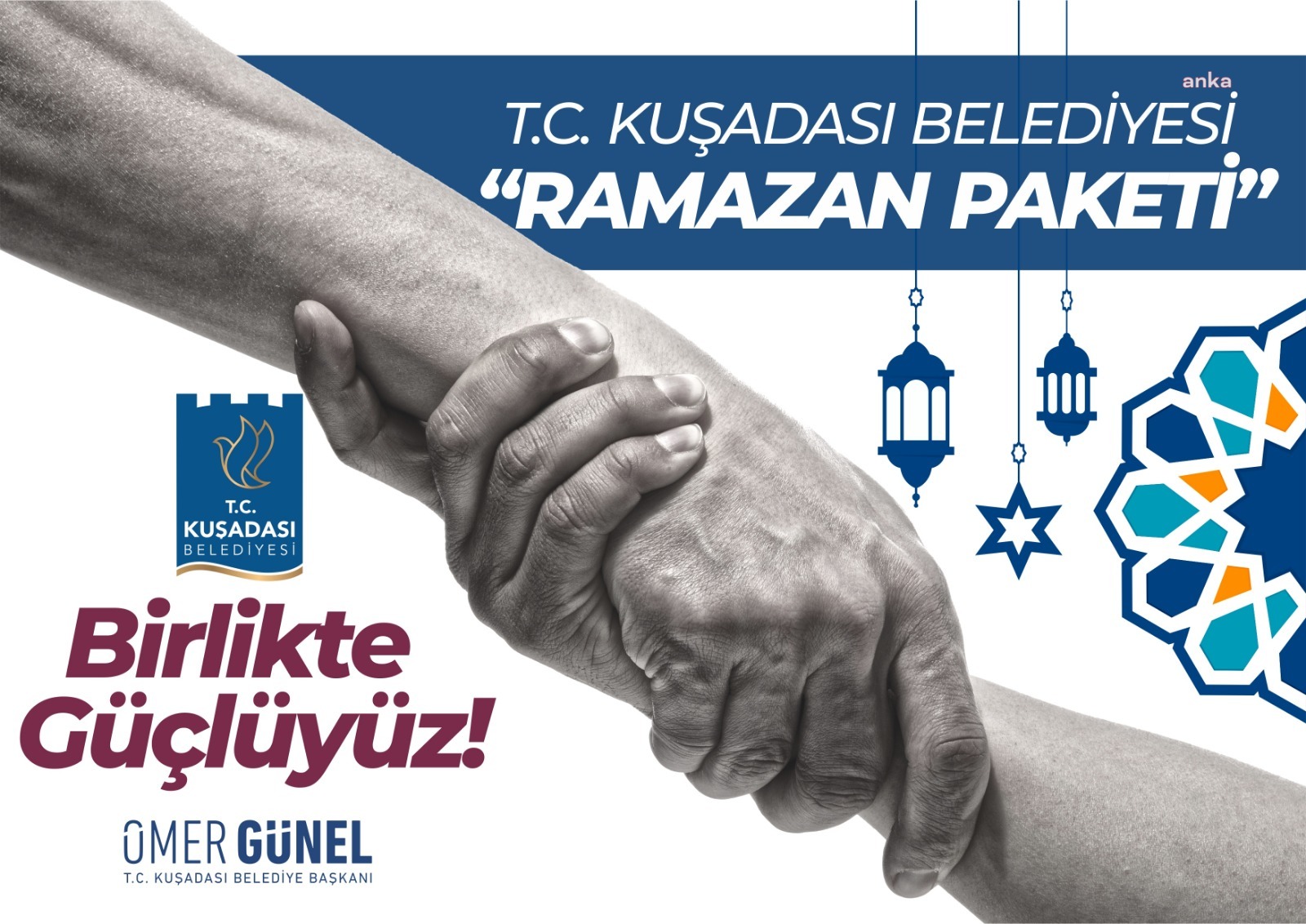 KUŞADASI BELEDİYESİ’NDEN 4 BİN AİLEYE RAMAZAN YARDIMI