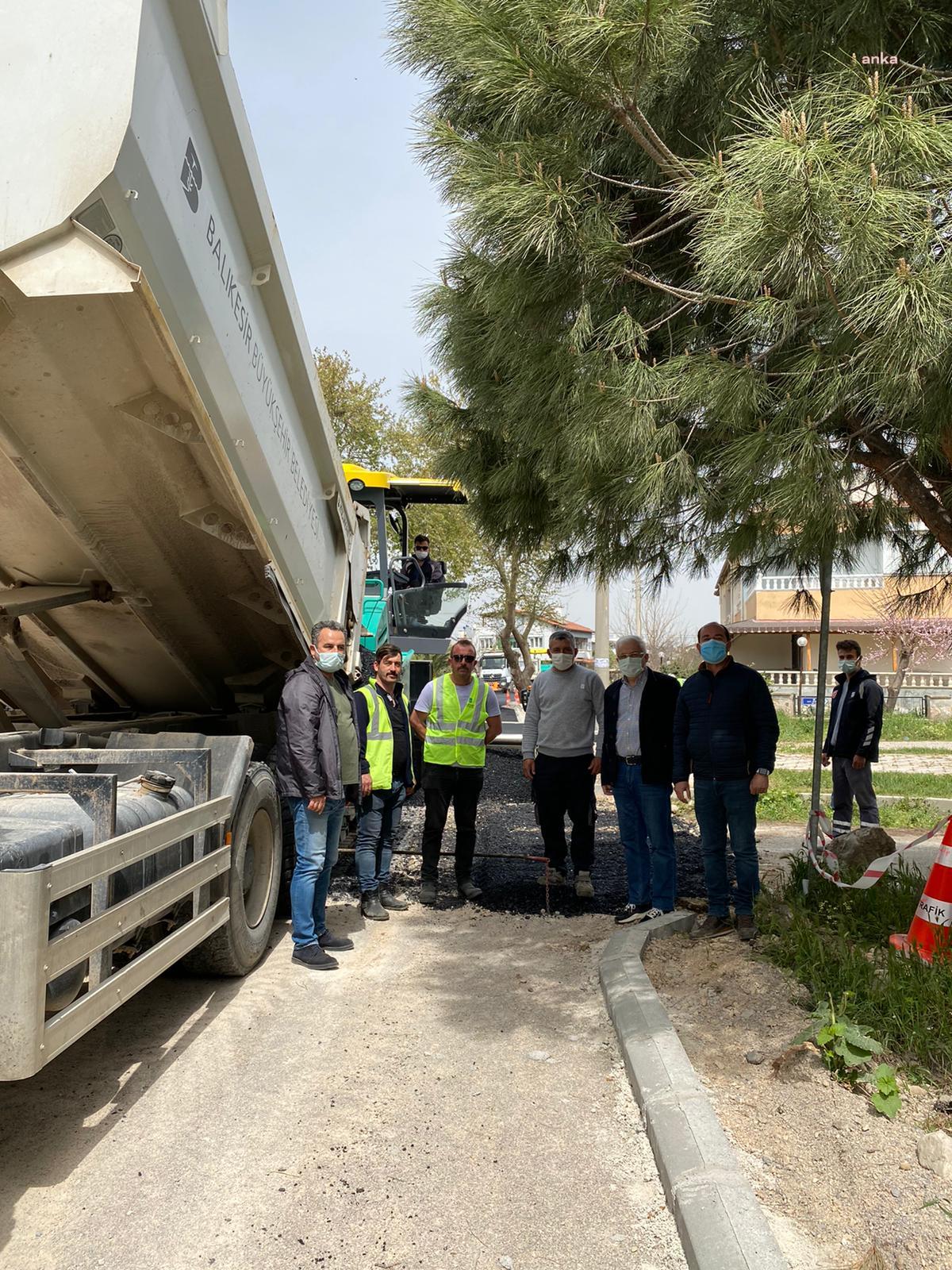 İSKELE MAHALLESİ KABAAĞAÇ CADDESİ YOL ÇALIŞMASINDA SONA GELİNDİ