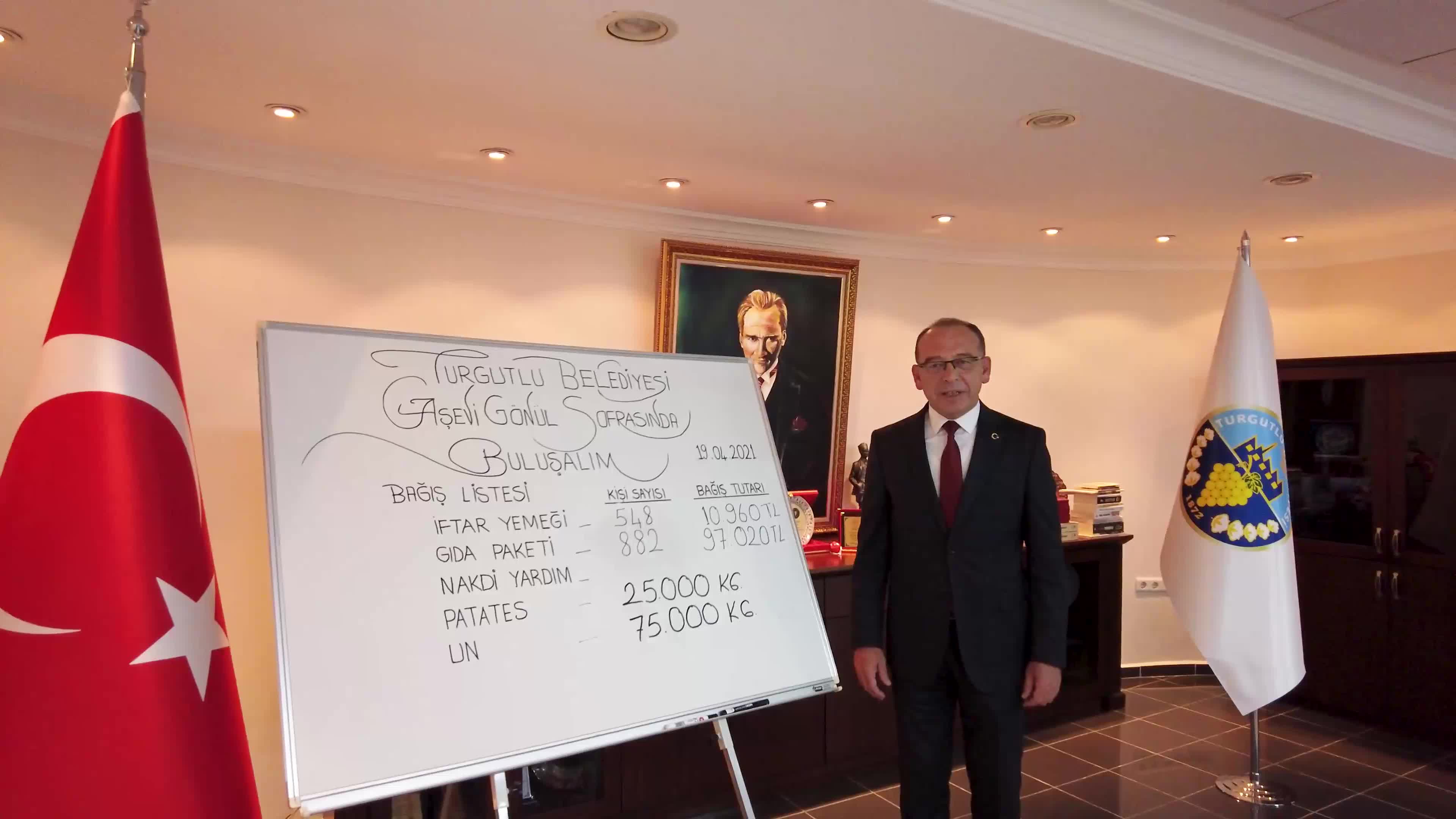 TURGUTLU'DA GÖNÜL SOFRALARI HER GEÇEN GÜN BÜYÜYOR