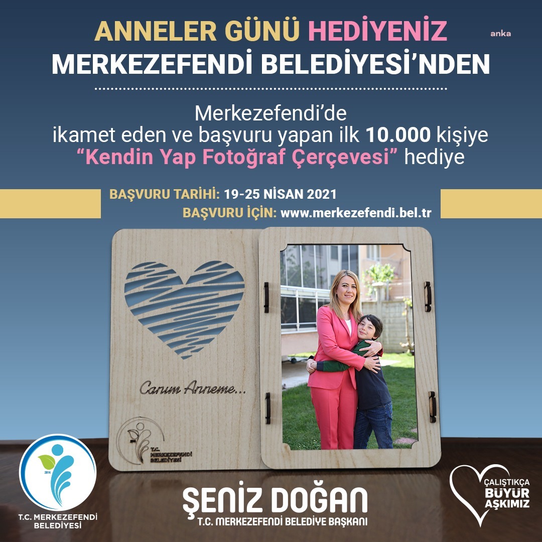 MERKEZEFENDİ'DE ANNELER GÜNÜ HEDİYESİ, BELEDİYEDEN