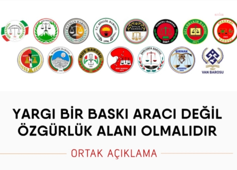 KOBANİ DAVASI İÇİN 15 BARODAN ÇAĞRI