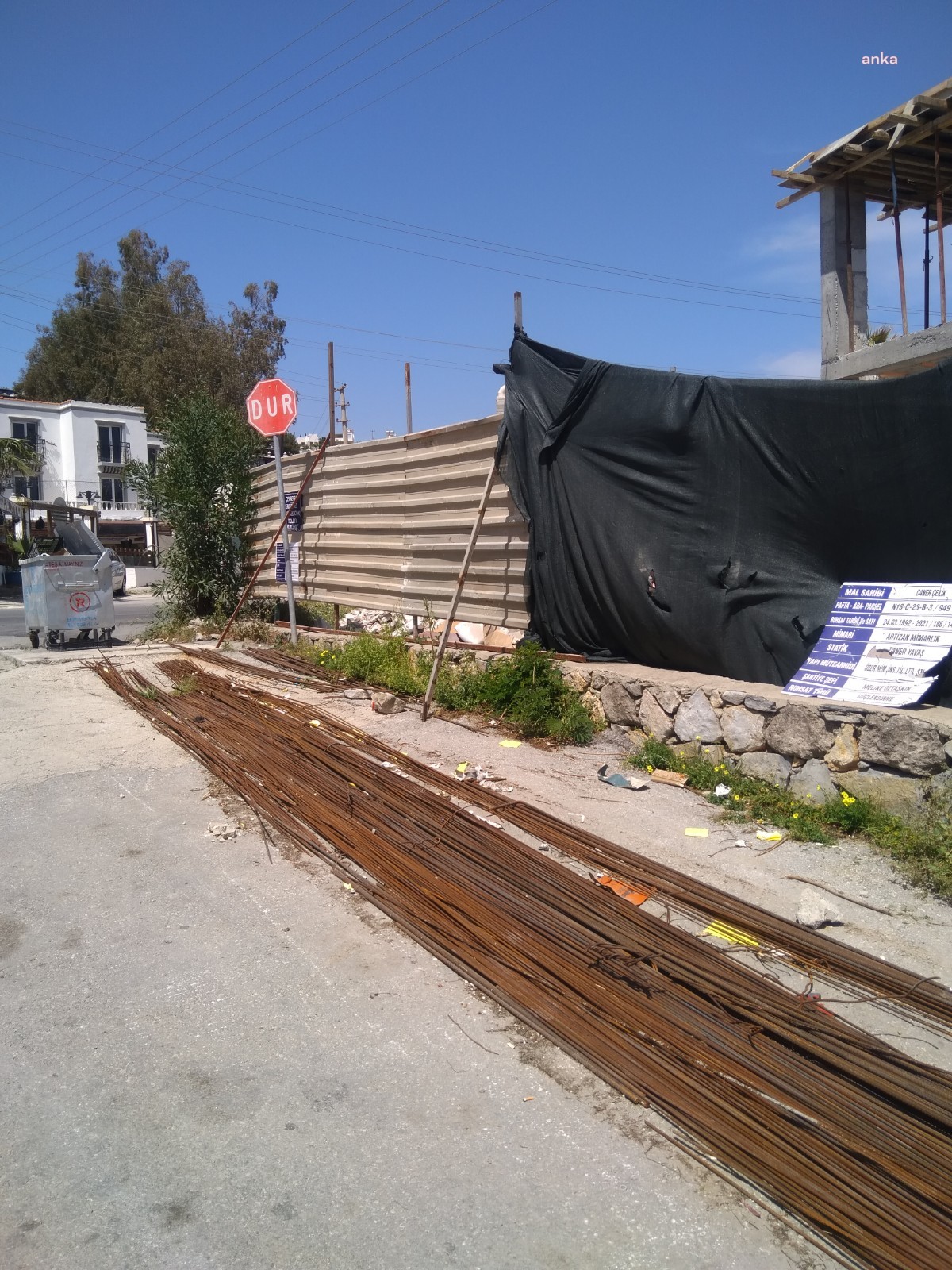 BODRUM BELEDİYESİ ZABITA EKİPLERİNDEN ŞANTİYELERDE DENETİM