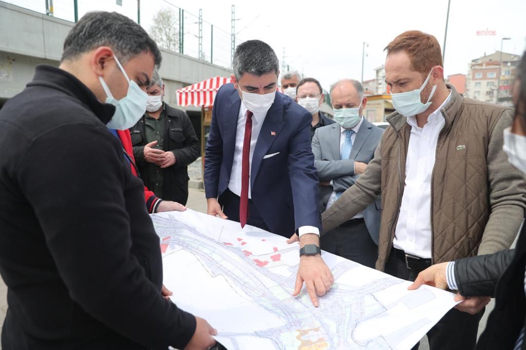 İSTANBUL BÜYÜKŞEHİR'DEN KARTAL'DA DEVAM EDEN PROJE ALANLARINA ZİYARET