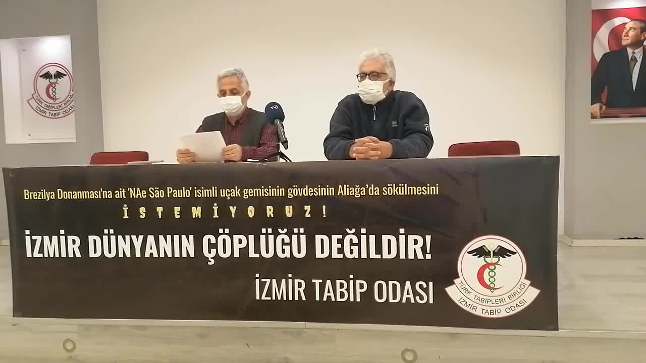ASBESTLİ GEMİ TEPKİSİ: "İZMİR DÜNYANIN ÇÖPLÜĞÜ DEĞİL"
