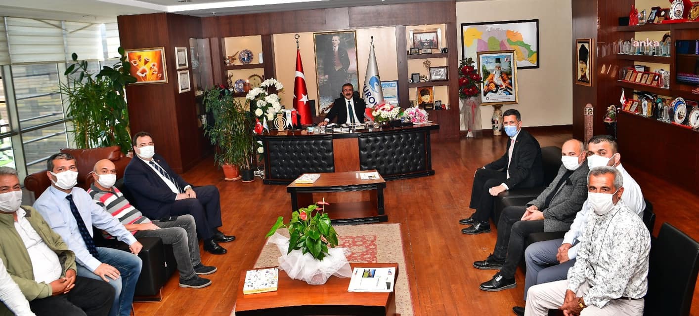 ÇUKUROVA BELEDİYE BAŞKANI ÇETİN, ASKF YÖNETİMİNİ KONUK ETTİ