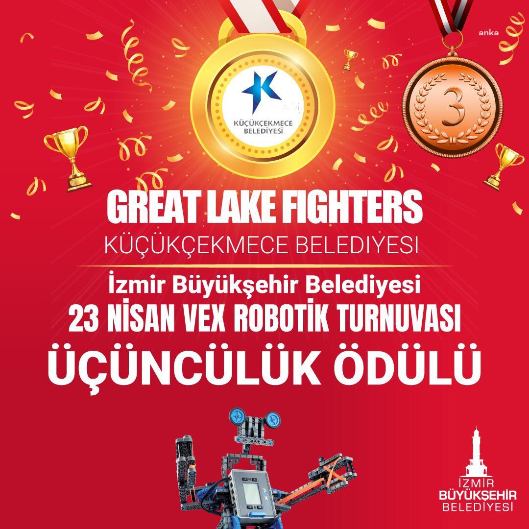 KÜÇÜKÇEKMECE BİLGİ EVLERİ ROBOTİK TAKIMINA BİR ÖDÜL DAHA
