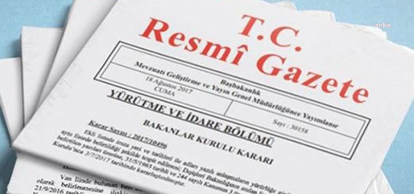 YILLANMIŞ ULUSLARARASI ANLAŞMALAR GEÇMİŞ TARİHLİ OLARAK YÜRÜRLÜĞE KONULDU