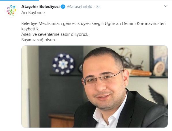 27 YAŞINDAKİ CHP’Lİ MECLİS ÜYESİ KORONAVİRÜS NEDENİYLE HAYATINI KAYBETTİ