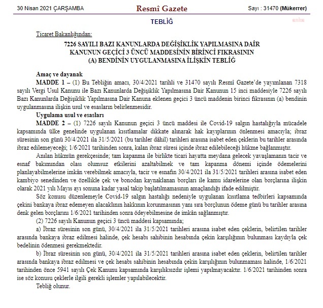 RESMİ GAZETE'DE YAZIM HATASI: CUMAYI ÇARŞAMBA YAPTILAR