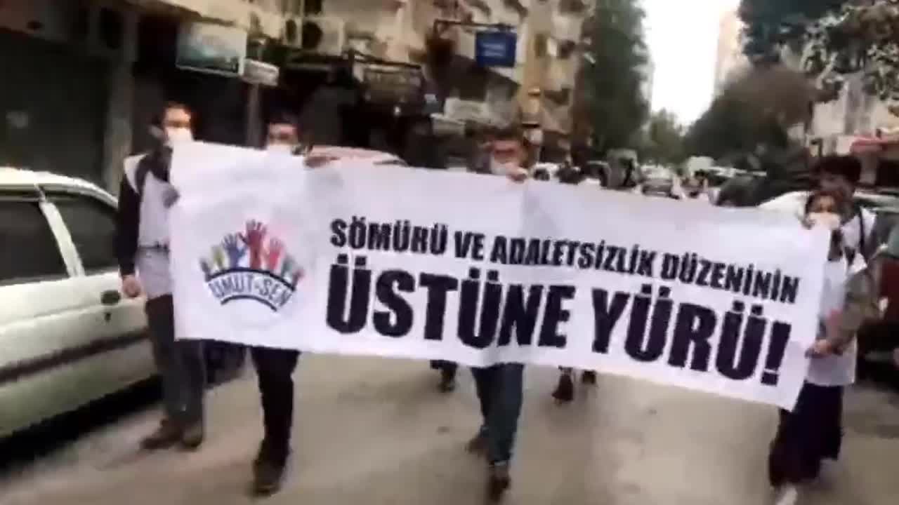 İZMİR'DE 1 MAYIS YÜRÜYÜŞÜNE SERT MÜDAHALE
