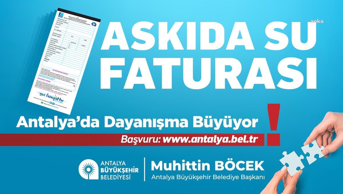 ANTALYA BÜYÜKŞEHİR'İN ASKIDA FATURA UYGULAMASIYLA YARDIMLAŞMA VE DAYANIŞMA AĞI BÜYÜYOR