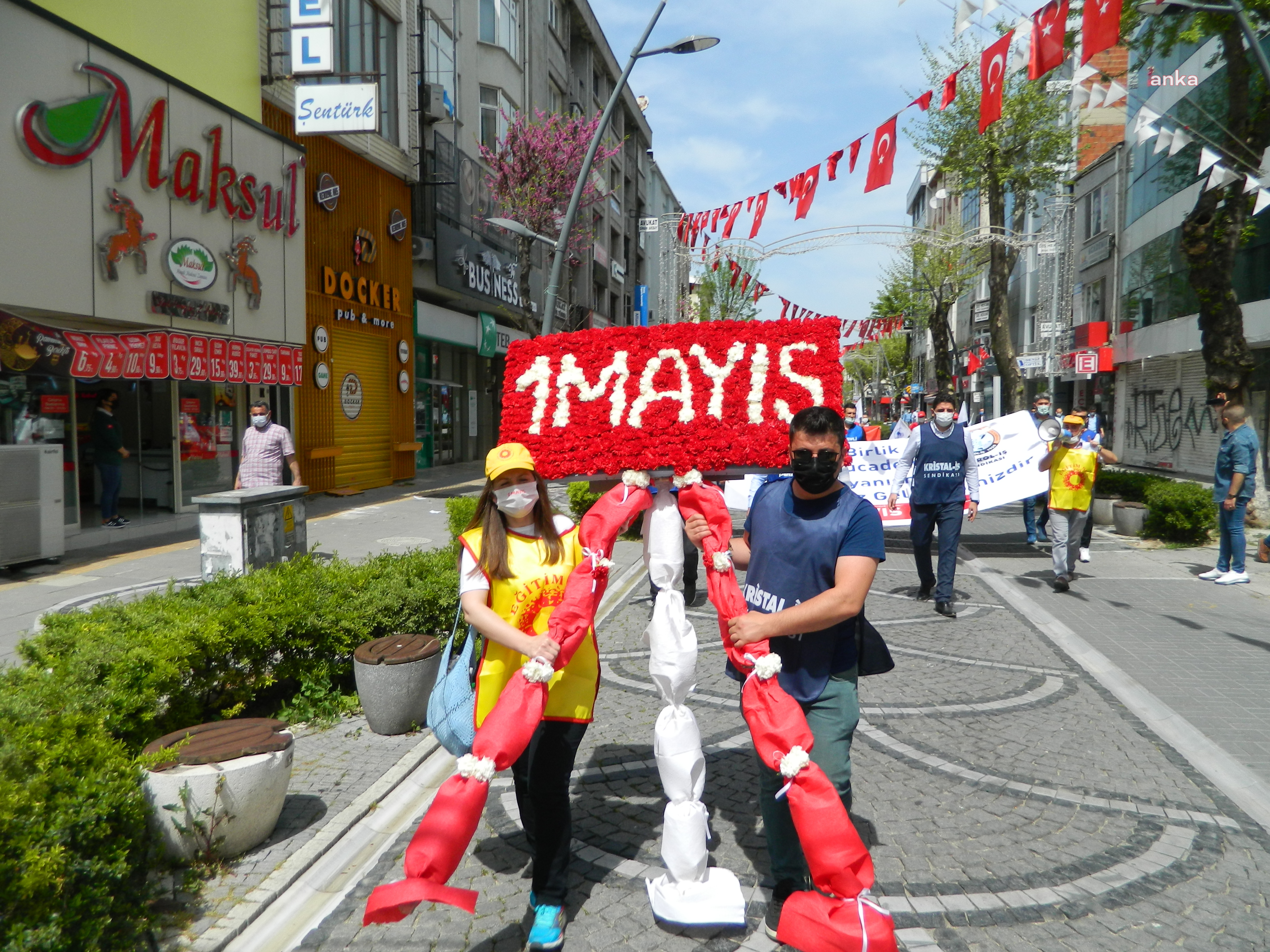 1 MAYIS LÜLEBURGAZ’DA SESSİZ KUTLANDI