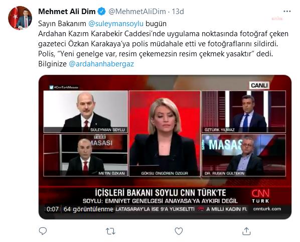 POLİS, ARDAHAN'DA BİR GAZETECİNİN FOTOĞRAFLARINI SİLDİRDİ
