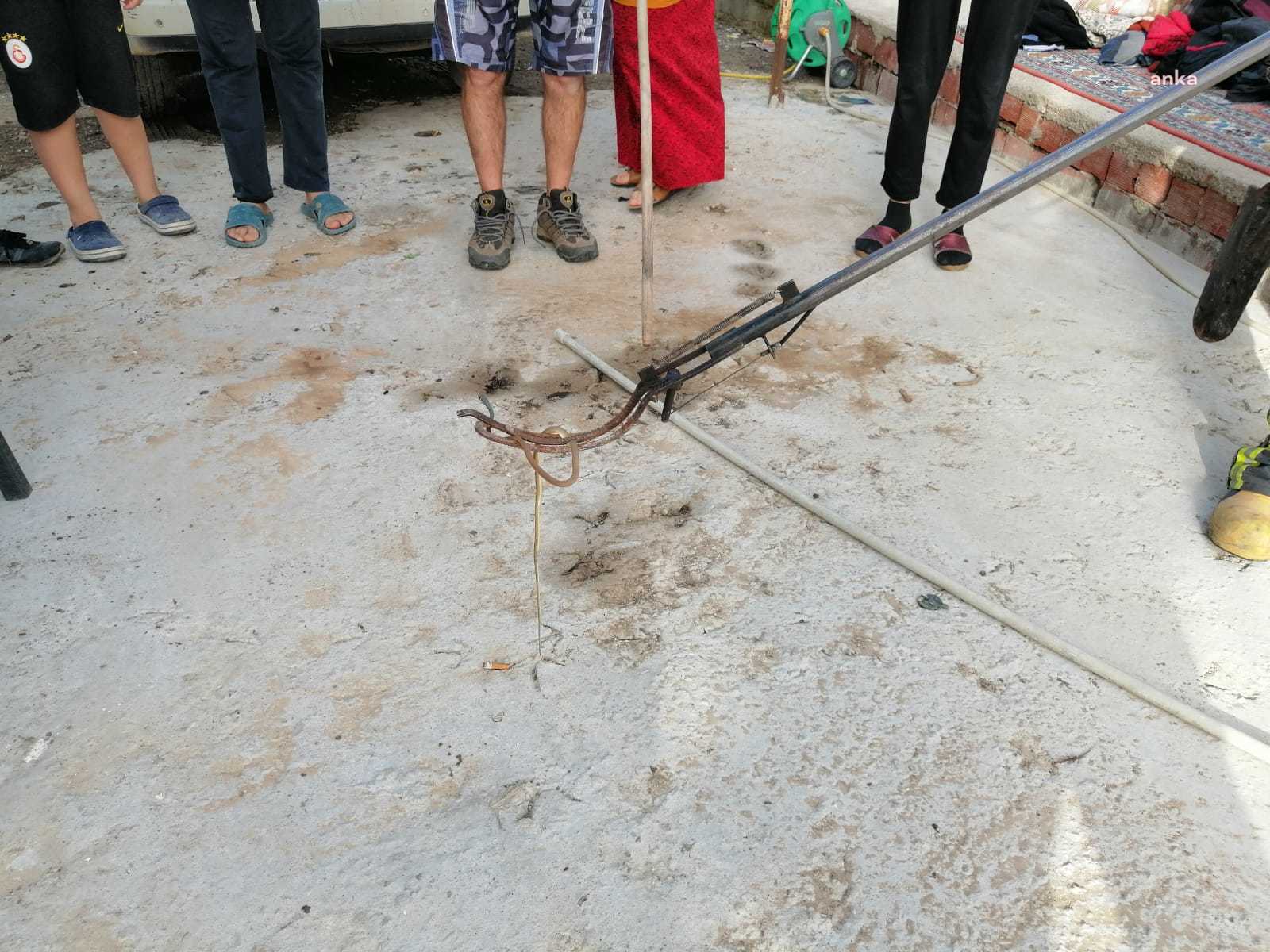 FETHİYE’DE EVE GİREN ZEHİRLİ OK YILANI KORKUTTU