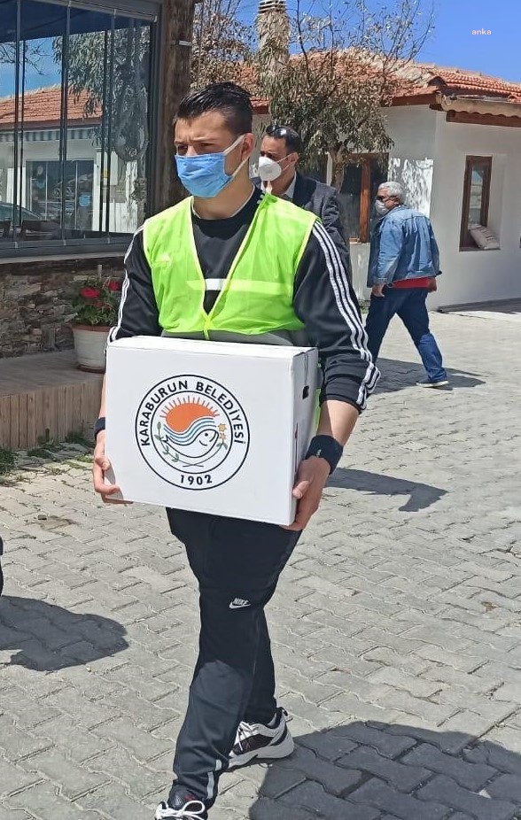 KARABURUN'DA BELEDİYE VE VATANDAŞTAN RAMAZAN İMECESİ