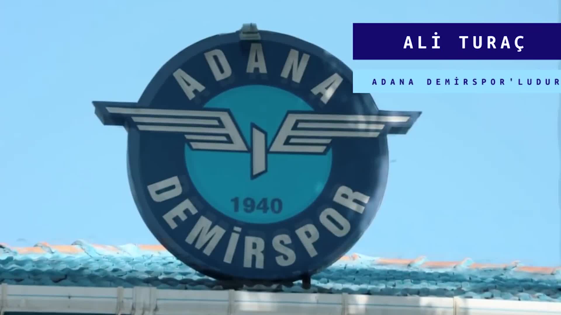 SANATÇI ALİ TURAÇ, "ADANALIYIK ALLAH'IN ADAMIYIK" ŞARKISINI ADANA DEMİRSPOR'A UYARLADI