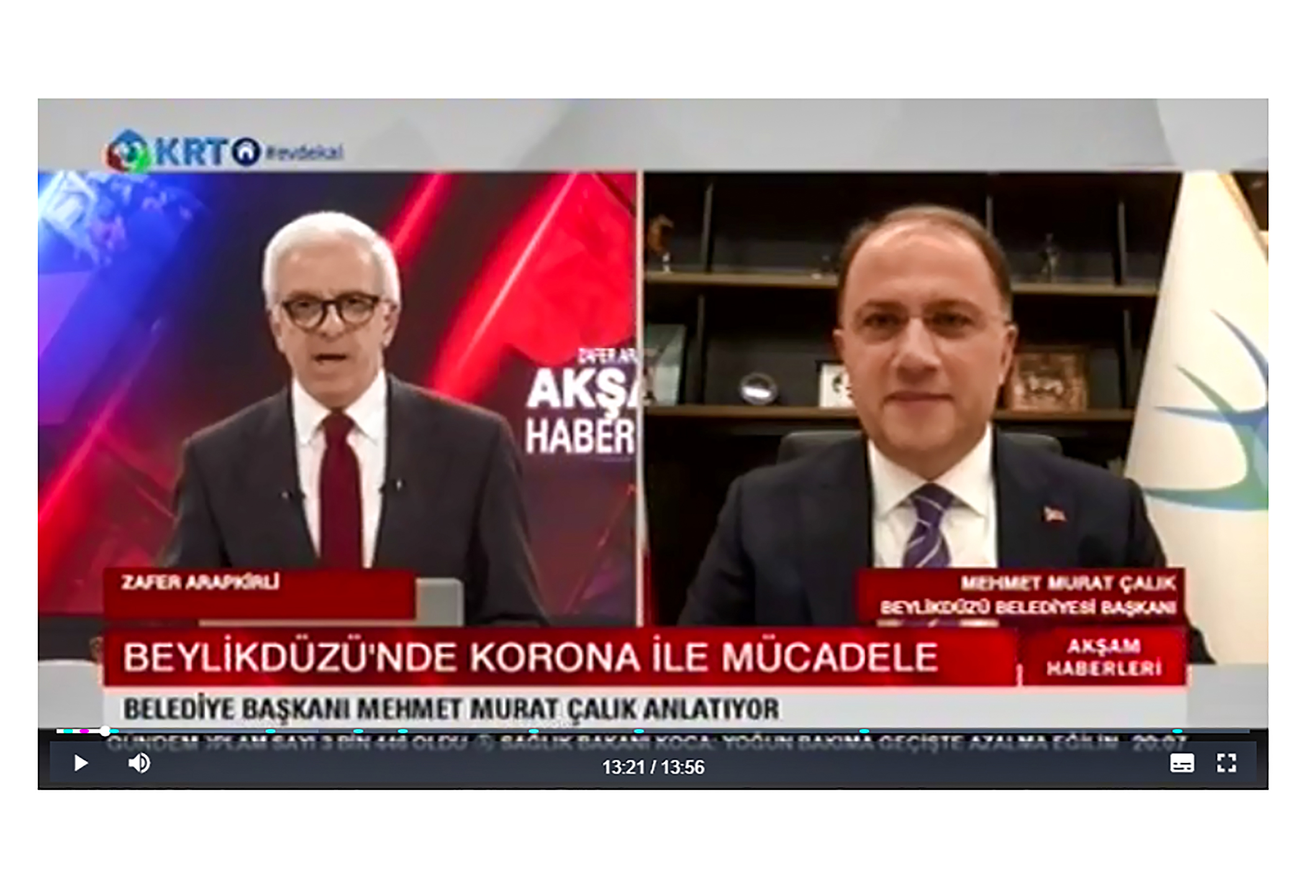 BEYLİKDÜZÜ BELEDİYE BAŞKANI ÇALIK KORONAVİRÜSE KARŞI ALDIKLARI ÖNLEMLERİNİ ANLATTI