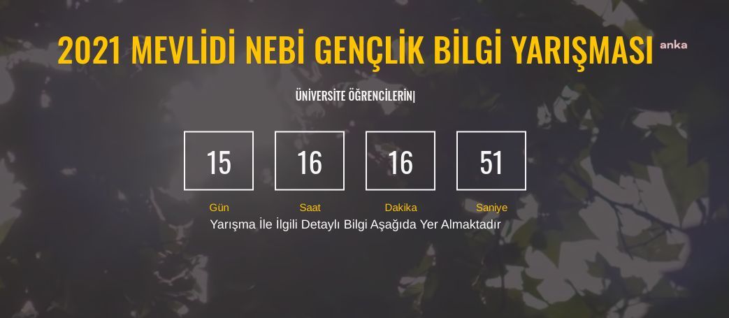 DİYANET'TEN CUMHURİYET ALTINI ÖDÜLLÜ HADİS YARIŞMASI