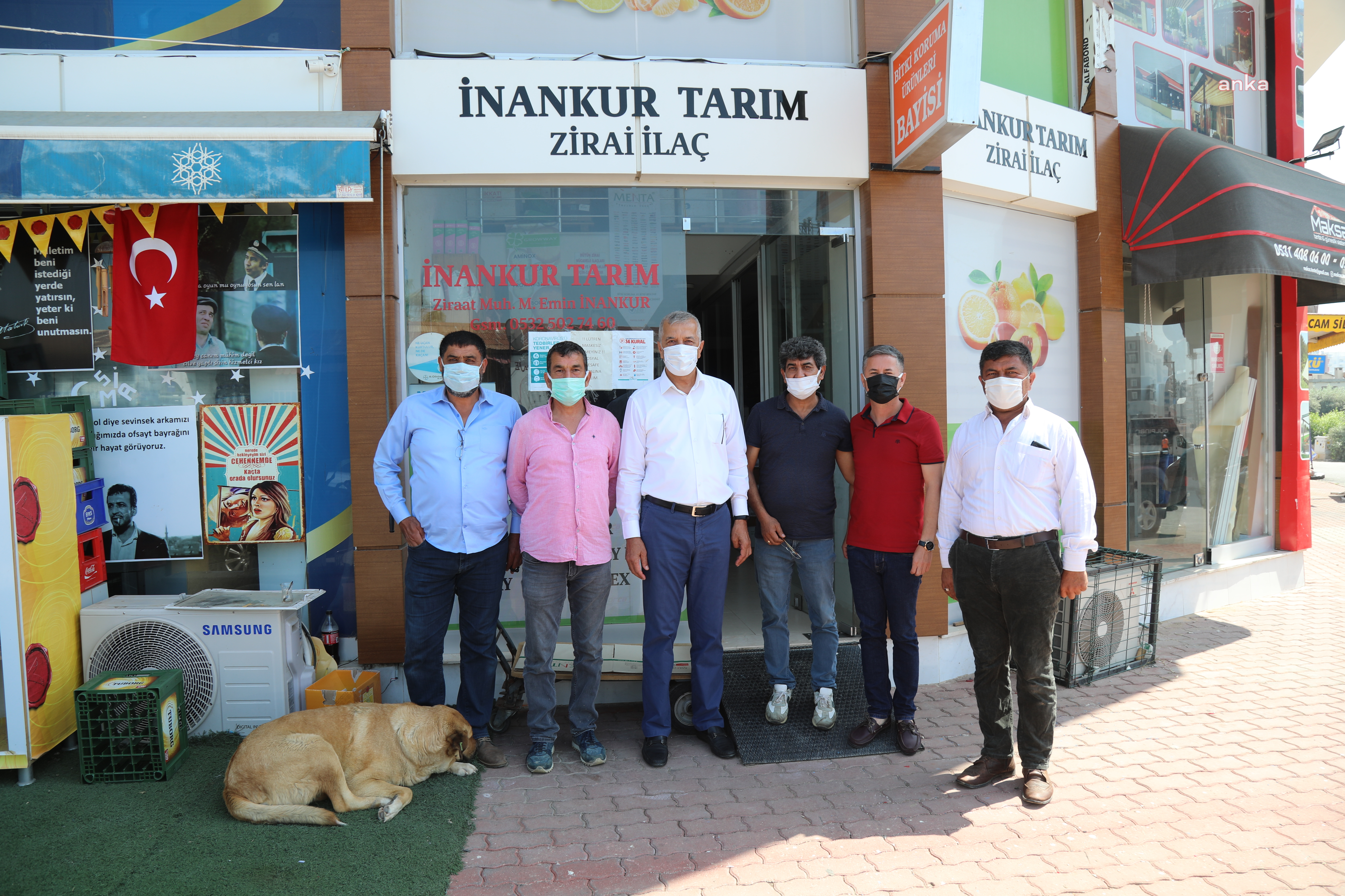 MEZİTLİ BELEDİYE BAŞKANI TARHAN, ZİRAİ İLAÇ SATICILARININ SORUNLARINI DİNLEDİ