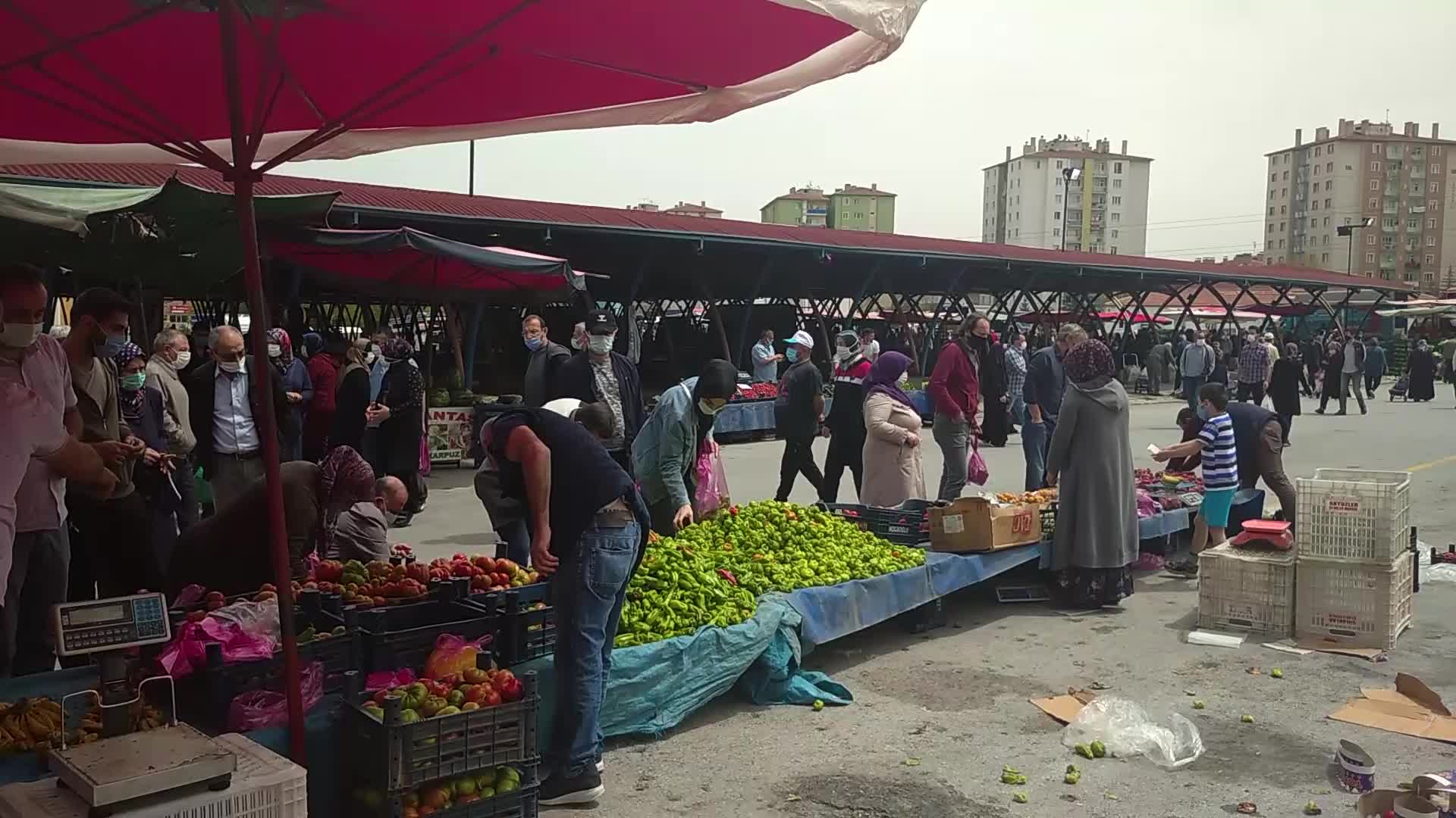 KAYSERİ’DEKİ BELSİN SEMT PAZARINDA İSYAN VAR