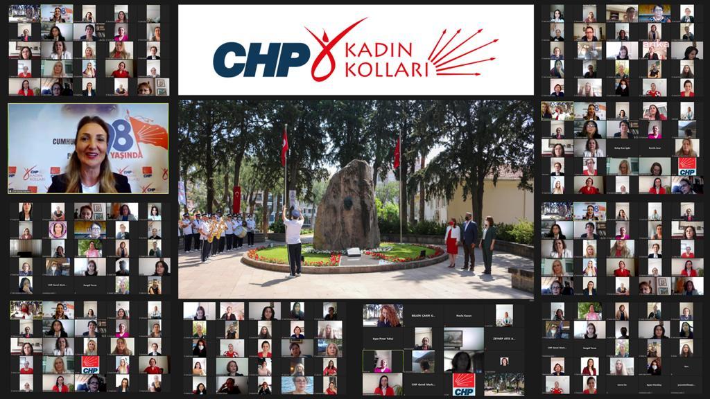 CHP KADIN KOLLARI, ANNELER GÜNÜ’NDE ZÜBEYDE HANIM’IN KABRİNDE TÖREN DÜZENLEDİ