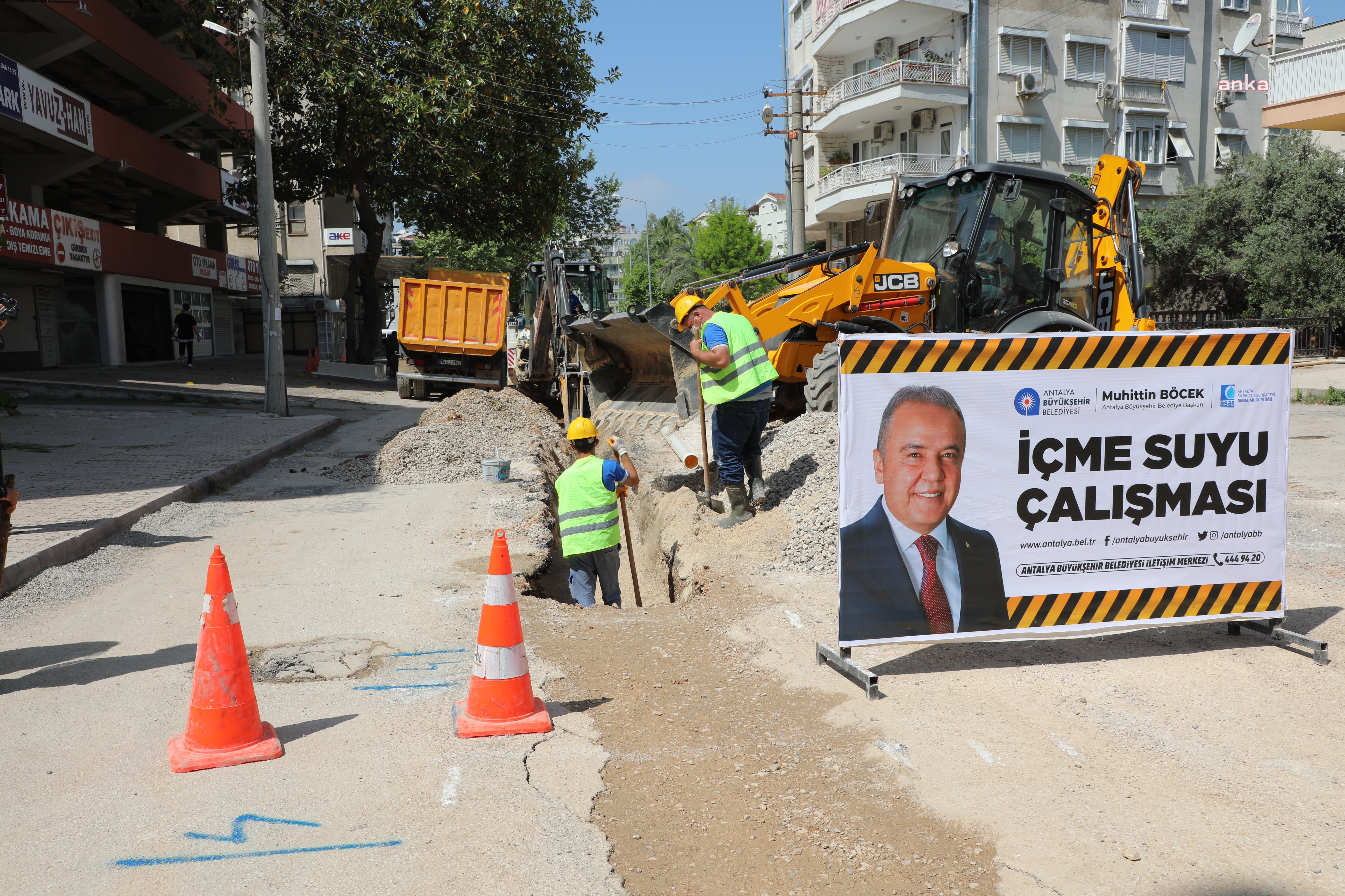 ANTALYA BÜYÜKŞEHİR 70 YILLIK İÇME SUYU HATTINI YENİLİYOR