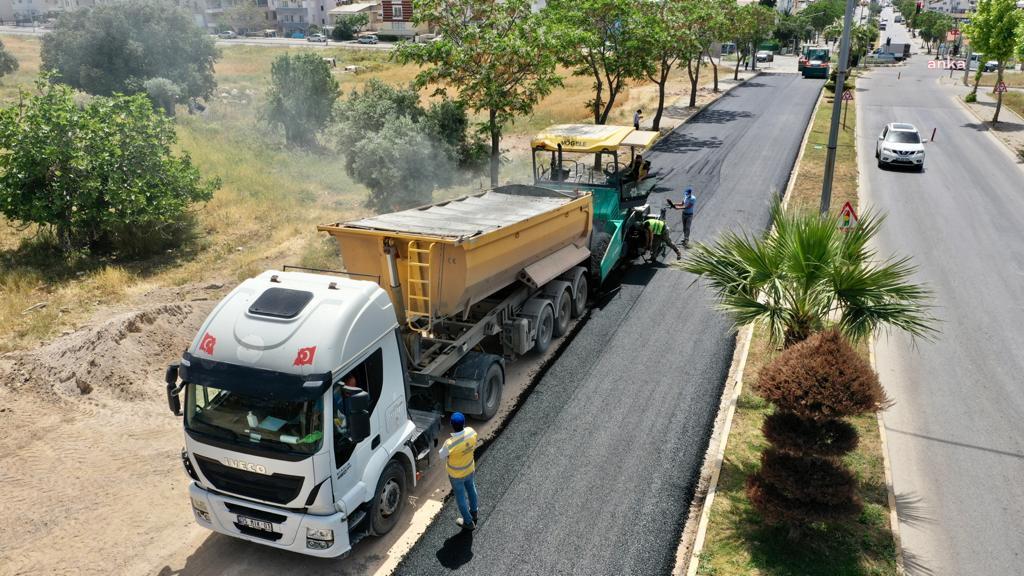 AYDIN BÜYÜKŞEHİR BELEDİYESİ YOL YAPIM ÇALIŞMALARINA HIZ VERDİ