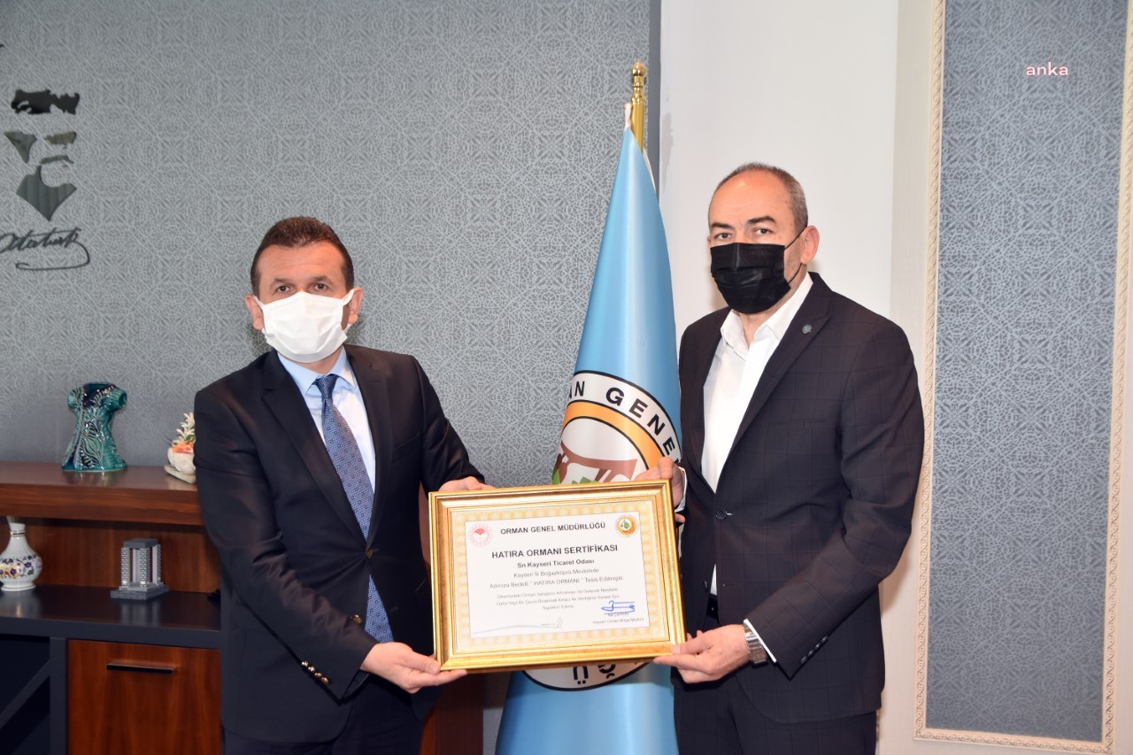 KAYSERİ TİCARET ODASI HATIRA ORMANI KURULUYOR